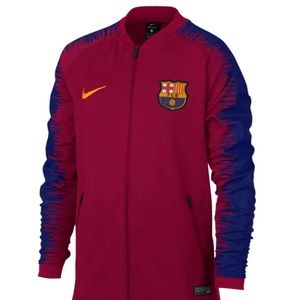 Junior Nike FC Barcelona Jacket FB Deep Maroon/Blue